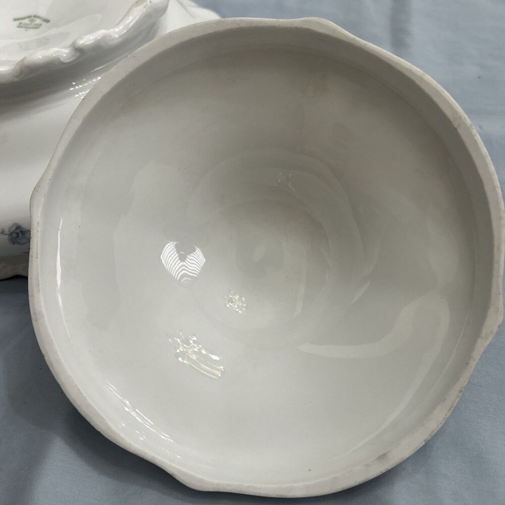 Vintage Johann Haviland “Blue Garland” Covered Vegetable Bowl or Casserole Dish - Picture 16 of 16